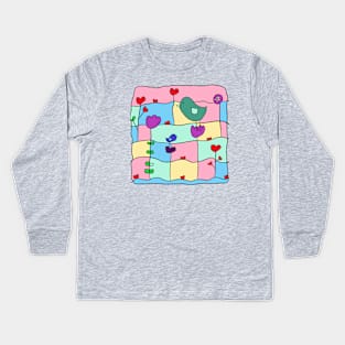 Cute larks Kids Long Sleeve T-Shirt